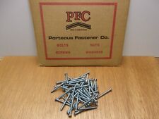 (Qty.60) 8-32 X 1-1/2 Round Head Slotted Zinc Plated Machine Screws - Grayslake - US"
