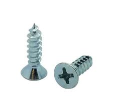 500 Qty #6 x 5/8 Flat Head Zinc Coated Phillips Head Wood Screws (BCP32) - Chattanooga - US"