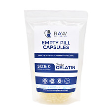 Empty Gelatin Clear Capsules Size 0 Halal Certified Kosher Gluten Gel 1,000ct - Toronto - Canada
