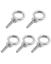 QWORK Eye Bolt 5 Pack 1/4 - 20 x 1" Marine Grade Stainless Steel Lifting Rin... - US"