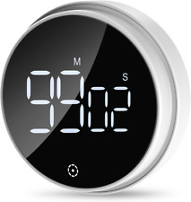 Kitchen Timer, Digital Magnetic Timer with Large LED Display, Timer for Kids, Ad - US