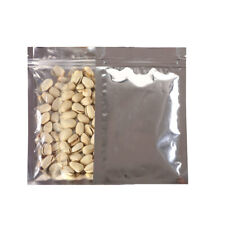 100x Glossy Clear & Silver Mylar Zip Lock Bags 4x6in (Free 2-Day Shipping)