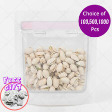 7x7.75 Glossy Mylar Food Canister Tupperware Stand Up Zip Lock Bag w/ Desiccant