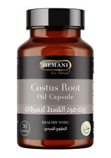 HEMANI Costus Root Oil Capsules NON GMO I Halal Healthy Tonic I 50 Capsules - Toronto - Canada
