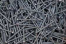 (400) Slotted Hex Washer 8 x 2-1/2 Sheet Metal Screw Type A Zinc SMS - Honesdale - US