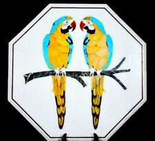 15 Marble side / end Table PietraDura Floral Inlay work art Home furniture"