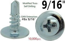 Modified Truss Head Phillips 8x 9/16 Self-Drilling Lath Tek Screws (10,000) BULK - Simi Valley - US