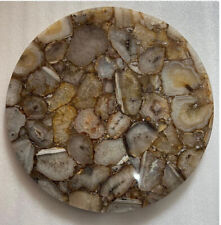 12 Marble Table Top Coffee center corner Inlay agate Decor home antique k37"