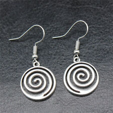 Fashion accessories silver plated Vortex jewelry dangle drop earrings for womens