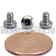 #4-40 x 3/8 Stainless Steel Phillips Pan Head Machine Screws, A2 / 18-8 Coarse - Gulf Breeze - US"