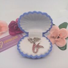 Mermaid Pendant Necklace Pink With Shell Gift Box Cheap Jewellery