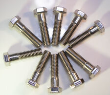 3/8-24 X 2 Stainless steel hex head grade 5 standard bolts 10pcs - Winchester - US"