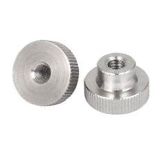 Nickeled Steel Knurled Thumb Nuts With Collar M3 M4 M5 M6 M8 M10 - CN