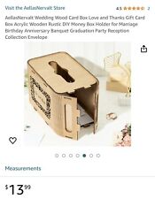 Special occasion card box! Perfect to keep gift cards safe! $10 for 2 boxes