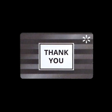 Walmart Thank You Logo NEW COLLECTIBLE GIFT CARD NO VALUE #8745