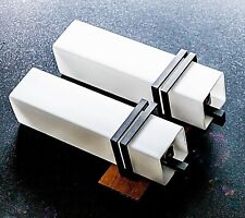 Modern and Minimalistic 1960s Wood and Opal Glass Tubes Wall Sconce. - Toronto - Canada