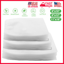 100* 8x12" 11" x 16" Embossed Vacuum Sealer Bag Food Saver Storage Package 4Mil"