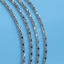 18 Inches Fashion Men'S Stainless Steel 2MM Jewelry Chain Necklace Pendant R19