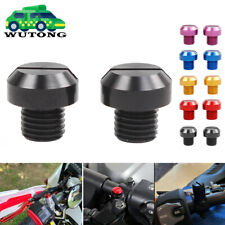 2/4 Pieces Motorcycle Mirror Hole Plug Screw Cap Aluminum Alloy For M10XP1.25 - CN