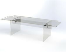 Single Step Acrylic Display Stand, Fit Ikea Detolf 15W x 5"D x 4"H MADE IN USA"