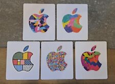5 Apple Logo Stickers from Apple Gift Cards - NEW