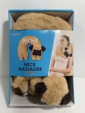 NEW Health Touch Neck Massager Vibration PUPPY DOG PUG Sensory Toy Plush - Lombard - US