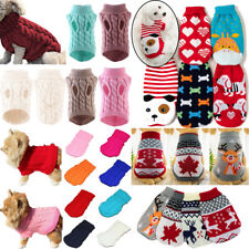 Puppy Dog Jumper Winter Warm Knitted Sweater Pet Clothes Small Dogs Coat Thermal - Toronto - Canada