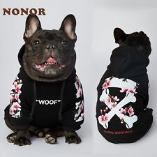 Dogs Clothes WOOF Jacket Pet Dog Hoodies Winter French Bulldog Pugs Sports M-4XL - Toronto - Canada