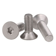 M6,8,10,12 Allen Hex Socket Cap Countersunk/Flat Head Screw Bolt A2 304Stainless - CN