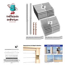 120 Pack T316 Stainless Steel Right&Left Handed Thread Swage Lag Screws for W... - Katy - US