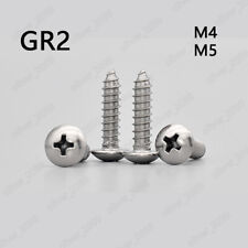 Titanium GR2 Phillips Cross Truss Head Self Tapping Screws M4 M5 - CN
