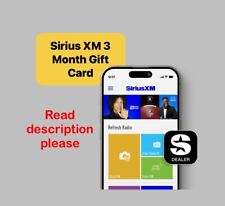 SIRIUS XM 3 MONTH CREDIT
