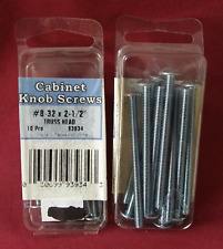 #8-32 X 2-1/2 In. Zinc-Plated Combo Drive Truss-Head Cabinet Knob Screws - Linden - US