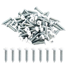 120Pcs White Pan Head Screws #8 X 3/4, Stainless Steel White Wood Screws Self-T - Denver - US"