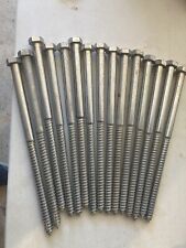 (15) Galvanized Hex Head 5/8 x 12 Lag Bolts Wood Screws - Frederic - US"