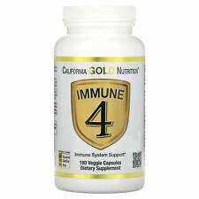 California Gold Nutrition Immune 4 System Support Supplement 180 Veg Caps NEW - Toronto - Canada