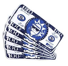 100PCS Resealable 3.5g Smell Proof Aluminum Foil Pouch Ziplock Food Storage Bags