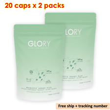2X Glory Veggy Plus Detox Dietary Supplement Balance Brighten Skin 20 Capsules - Toronto - Canada