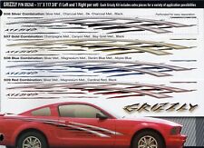 Automotive decorative customizing graphic kit DISCOUNTED GRIZZLY""