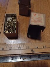 4-40 x 3/8 FLAT HEAD MACHINE SCREWS BRASS. QTY: 96. NOS - Central Square - US"