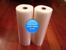 2 ROLLS COMBO 8 x 50' Food & Storage Vacuum Sealer Bags! Great Money Saver! "