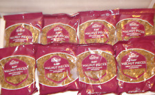 8 Bags Of SunTree Snack Foods Raw Walnut Pieces, 16 Oz Per Bag- Best by- 8/26/24