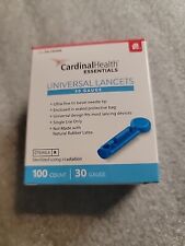 Cardinal Health Essentials 30 Gauge Universal Lancets 100 Count Exp. 3/2027 - Ashland - US