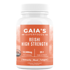 Organic Reishi Mushroom | High Strength | 120 Vegan Capsules | 2 Month Supply - Toronto - Canada