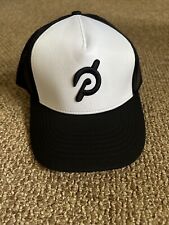 PELOTON Trucker Mesh Hat Adjustable Strap Black Adult NWOT