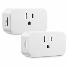 Smart Plug, 2 Pack Mini WiFi Outlet Work with Amazon Alexa Google Assistant, Tim - Longmeadow - US