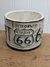 Route 66 Decorative Canister East Main Pottery California Americana Automotive