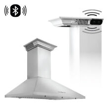 ZLINE 36 STAINLESS STEEL WALL RANGE HOOD Bluetooth CROWN MOLDING KL2CRN-BT-36 - Columbus - US"