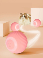 NEW ARRIVALS Electronic Smart Pet Toy Round Ball Design Rechargebale Pink Cat - Lehi - US