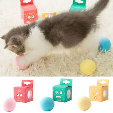 Smart Cat Touch Sound Ball Toy Simulation Squeaker Pet Training Interactive Toy❀ - CN